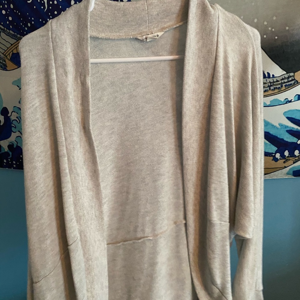 grey aeropostale cardigan